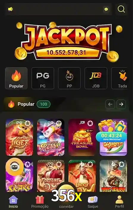 Promoções Especiais no 356x App